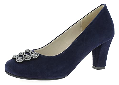 Hirschkogel Damen 3007818 Pumps, Blau (Dunkelblau 017), 39 EU von Hirschkogel