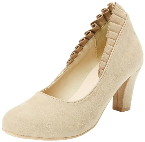 Hirschkogel Damen Pumps, Taupe, 38 EU von Hirschkogel