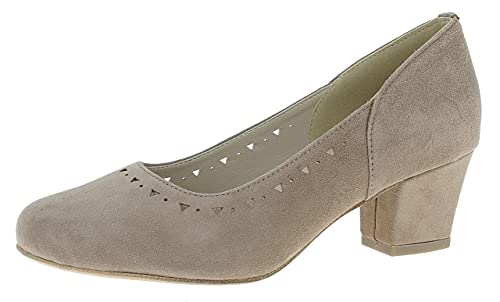 Hirschkogel Damen Pumps, Taupe, 38 EU von Hirschkogel