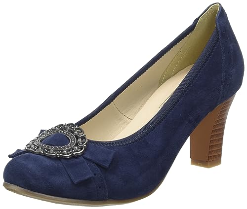 Hirschkogel Damen Pumps, d.blau, 40 EU von Hirschkogel