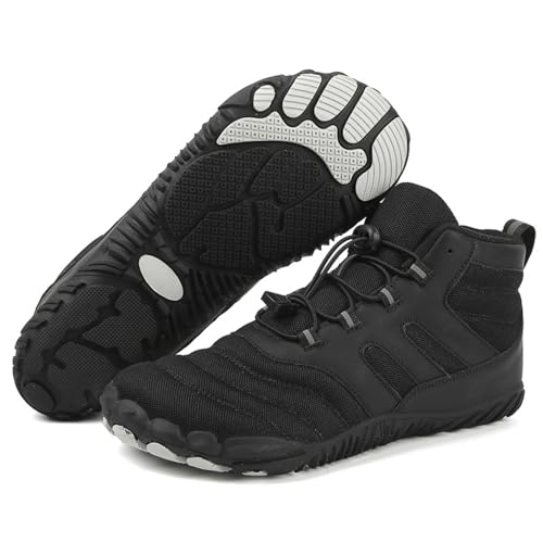 Hixingo Einfarbig Wanderschuhe Herren, Trekkingschuhe Herren Damen, Outdoor Trekking- & Wanderschuhe für Herren, Wanderschuhe Herren Wasserdicht rutschfeste Wanderschuhe von Hixingo