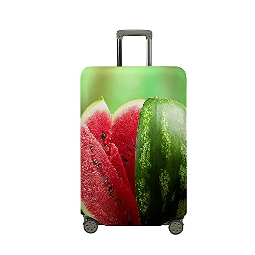 Hixingo Elastisch Kofferhülle Kofferschutzhülle, Koffer Schutzhülle Staubdichte Reisekoffer Hülle Trolley Case Schutzhülle Reisegepäckabdeckung (Wassermelone m,L (26-28 Zoll)) von Hixingo