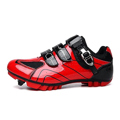 Hixingo Fahrradschuhe Damen Herren, MTB Radsportschuhe Mountainbike Schuhe Sneaker Atmungsaktive Outdoor-Radschuhe Fahrrad Spin MTB Schuhe von Hixingo