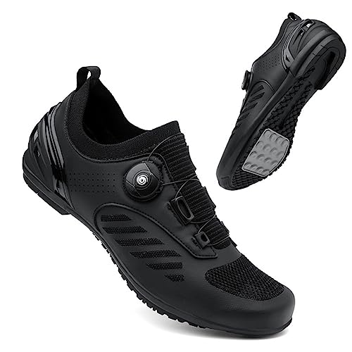 Hixingo Fahrradschuhe Herren Damen MTB Atmungsaktive Radsportschuhe Rennradschuh Mountainbike Schuhe Sneaker Outdoor-Radschuhe Fahrrad Indoor Spin MTB Schuhe von Hixingo