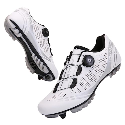 Hixingo Fahrradschuhe Herren Damen MTB Radsportschuhe Rennradschuh Mountainbike Schuhe Sneaker Atmungsaktive Outdoor-Radschuhe Fahrrad Indoor Spin MTB Schuhe von Hixingo