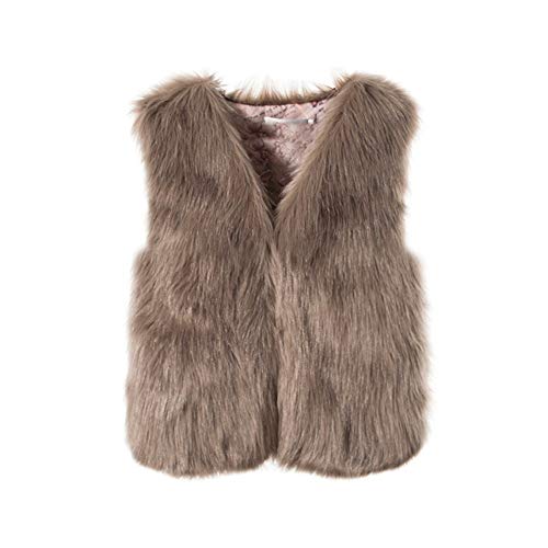 Damen Weste Kunstpelz ÄRmellose Jacke Herbst Winter Pelzweste Elegant Fellweste Kurz DüNne Outerwear Kanpola Damen Weste Kunstpelz ÄRmellose Jacke Herbst Winter Pelzweste Elegant Fellweste Kurz DüNne Outerwear Kanpola von HizoeChu