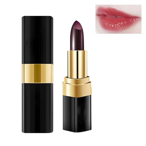 Labiales Magico, Labiales Magico Mate Larga Duración, Labiales Magico , Magischer Farbwechsel-Lippenstift, langanhaltender, feuchtigkeitsspendender Lippenstift für Frauen (schwarze von Hliloy