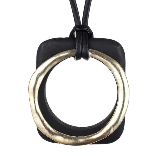 Halskette Ketten Schmuck Herren Frauen Anhänger Necklace Frauen Ungewöhnliche Dinge Collares Anhänger Lange Ketten Halskette Goth Schwarz von Hmsanase