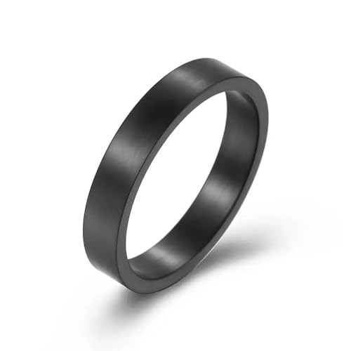 Hmsanase Ring Ringe Damen Bijouterie Herren Männer Ring Klassisch Einfarbig Weiß Schwarz Hochzeit Verlobungsring Für Männer Frauen 12 Schwarz von Hmsanase