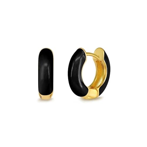 Ohrringe Ohrstecker Damen Schmuck Earrings Schwarz Weiß Cooler Anhänger Ohrring Einfacher Stil Ohrschnalle Stern Mond Herz Tropfen Moderne Damen W0444-Schwarz von Hmsanase