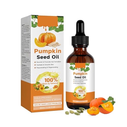 2023 Kürbiskernöl Für Haarwachstum, Pumpkin Seed Oil For Hair, Bio-Kürbiskernöl Für Das Haarwachstum, Kaltgepresstes Aromatherapie Massageöl, Reparatur Von Geschädigtem Haar Für Männer,Frauen (1) von HoGeGe