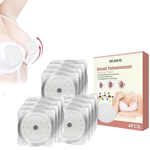 Brustvergrößerungspflaster, Breast Enhancement Patch, Keratopeptid-Protein-Brustvergrößerungs-Straffungspad, 4 Stück für schlaffe Brüste, fördert die Straffung des Liftings, Brustvergrößerung (3PC) von HoGeGe