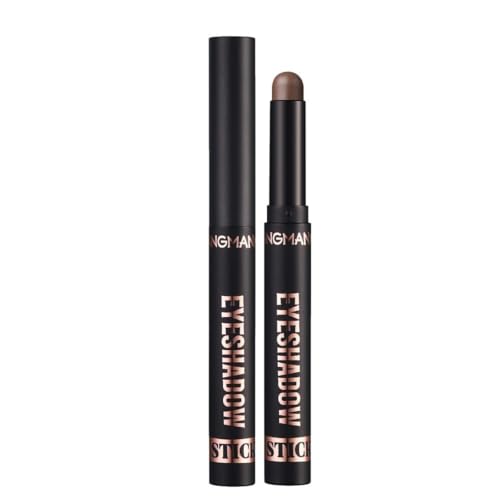 Shimmer and Matte Cream Eyeshadow Stick,Smooth Brilliant Eye Brightener Pencil,High Pigment Eye Highlighter Pen for Women,Long Lasting Waterproof Eye Shadow and Liners Makeup (#1, E) von HoGeGe