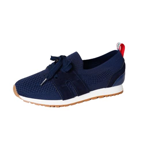 HoNung Atmungsaktive orthopädische Damen-Sneaker, orthopädische, Bequeme, atmungsaktive, weiche Schuhe (Dark Blue,37) von HoNung