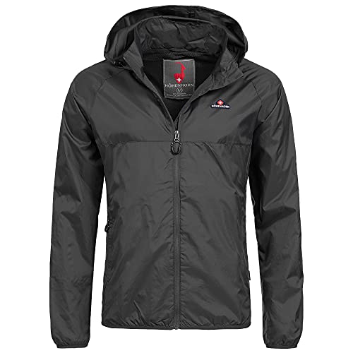 Höhenhorn 25F1-3 Rigi Herren Regen Jacke Outdoor Rain Freizeitjacke Schwarz Gr L von Höhenhorn