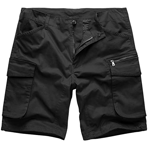 Höhenhorn 37Q2 Teramaster Herren Cargo Shorts Kurze Hose Bermuda Schwarz W30 von Höhenhorn