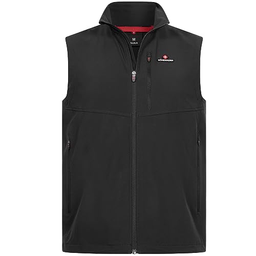 Höhenhorn Allalin Herren Weste Softshell Schwarz Gr. L von Höhenhorn