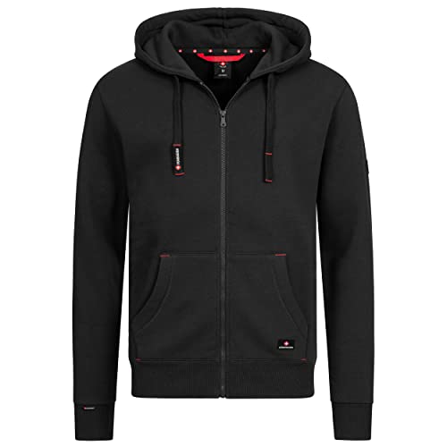 Höhenhorn Woodberg Herren Hoodie Pullover Schwarz Gr. L von Höhenhorn