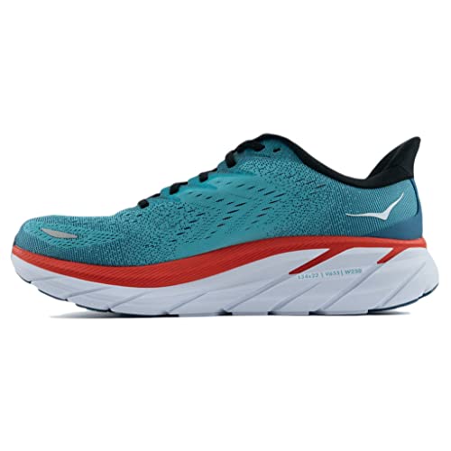 HOKA Herren Clifton 8, Blau (RealTeal/Aquarelle RTAR), 47 1/3 EU von Hoka One