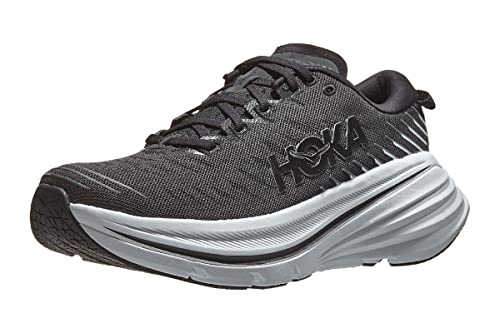 HOKA ONE ONE Herren Bondi X Running Shoes, Black/White, 42 2/3 EU von HOKA ONE ONE