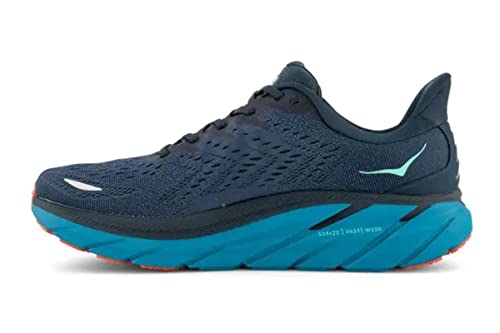 HOKA Herren Clifton 8 Schuhe, Blue Fog -Plein air, US 12,5 von Hoka