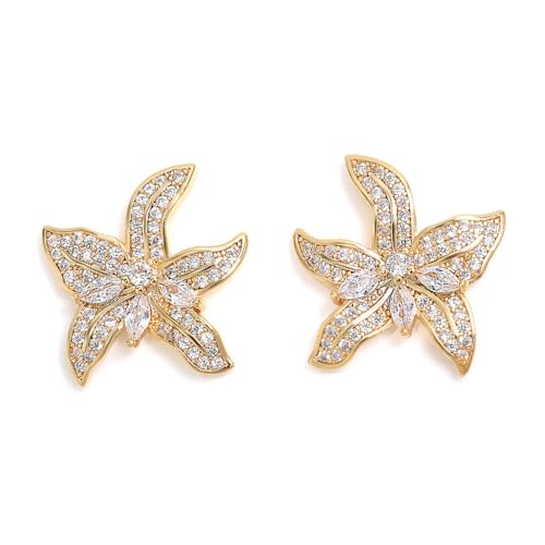 Exquisite Zirkonia Blatt Form Ohrringe für Frauen Neue Mode Blätter Ohrring Luxus Hochzeit Party Schmuck von Hokech