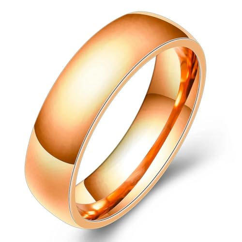 Hokech Roségoldfarbe Edelstahlring für Männer Frauen Schmuck Werbegeschenkringe Party-Design Freies Verschiffen von Hokech