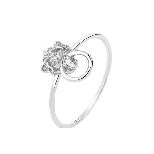 Mode Ölgemälde Porträt Paare Ringe Für Frauen Geometrisches Original Echtes Sterling Silber Schmuck von Hokech