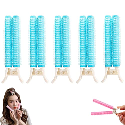 Volumen-Haarspangen, 5 Stück, tragbare Haar-Volumen-Clips für Frauen, Lazy Diy Styling Lockenwickler (blau (5 Stück)) von Hokuto