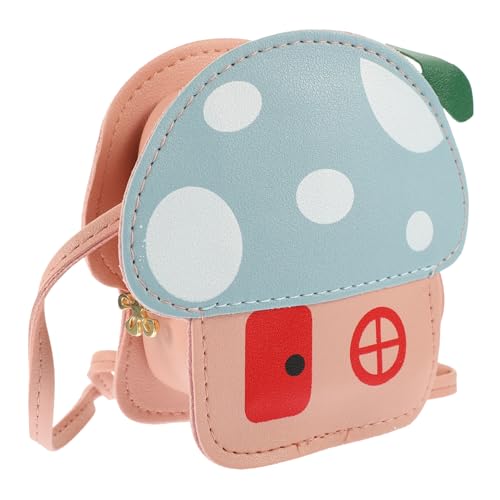 Holibanna 1Stk Pilztasche für Kinder Babyzubehörtasche Umhängetasche in Pilzform Kinderhandtasche Kinder Geldbörse Schultertasche Geldbörsen Cartoon-Münzbeutel für Kinder Bote von Holibanna