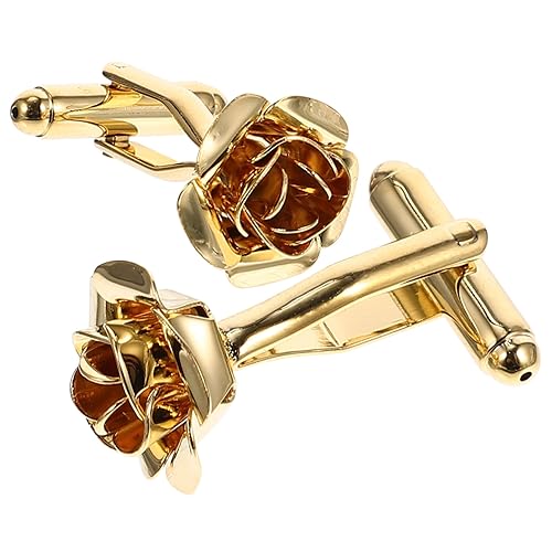 Holibanna 1Paar Rosenblumen Manschettenknöpfe für Herren Elegantes Hemdzubehör Hochwertigem für Anzüge Formelle Anlässe Glänzend Subtil Perfektes Holibanna 1Paar Rosenblumen Manschettenknöpfe für Herren Elegantes Hemdzubehör Hochwertigem für Anzüge Formelle Anlässe Glänzend Subtil Perfektes von Holibanna