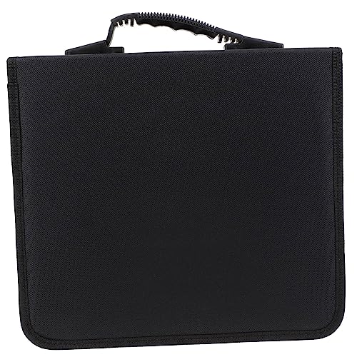 Holibanna 240 Cd-hülle Fälle Aufbewahrungstaschenhalter Fall Kofferhalter Stoff Aufbewahrungstasche Organizer Geldbörsen Brieftasche Halter Tasche Tragbar Cd-Paket Oxford-Stoff von Holibanna