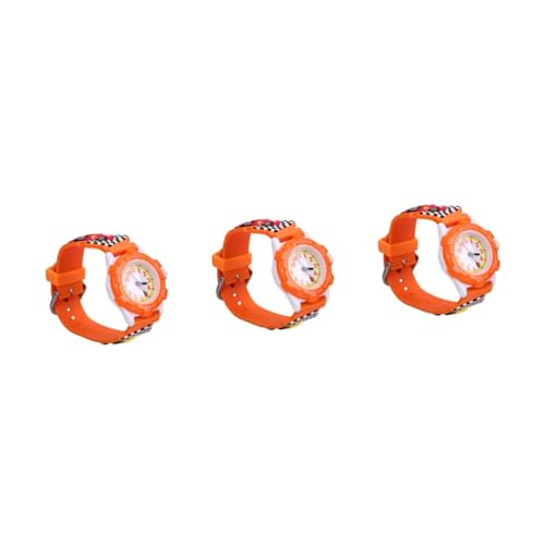Holibanna 3St Kinderuhr Autoliebhaber Geschenk Lernspielzeug 3D-Uhr für Kinder Armbanduhr Watch Wrist Watch uhrn Kinderautos Auto für Anschauen Junge PVC von Holibanna