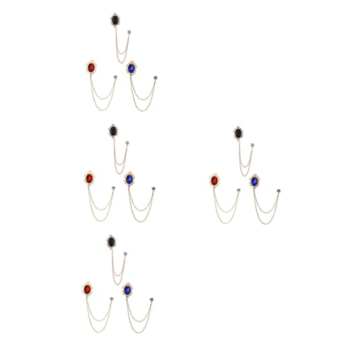 Holibanna 4 Sätze Brosche Zubehör Stift Ballzubehör Für Männer Krawattenkette Herren Accessoires Schmuck Anstecknadel Für Herrenanzüge Anstecknadel Für Männer Kragenkette Überzug 3 Stück * 4 Holibanna 4 Sätze Brosche Zubehör Stift Ballzubehör Für Männer Krawattenkette Herren Accessoires Schmuck Anstecknadel Für Herrenanzüge Anstecknadel Für Männer Kragenkette Überzug 3 Stück * 4 von Holibanna