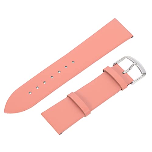 Holibanna 4 Stück Universelles Lederband Lederriemen Uhrenarmbänder und Uhrenringe Uhrbandschlaufe verschleißfestes Armband Uhrenteile empfindlich Anschauen Zubehör Gurt Echtes Leder Rosa von Holibanna