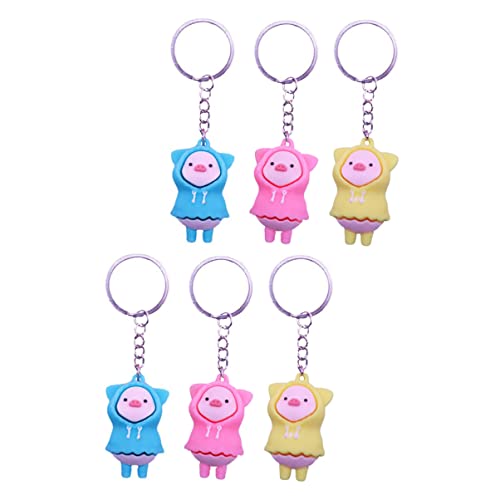 Holibanna 6stücke Teiliges Niedlicher Regenmantel-Schwein Schlüsselanhänger Cartoon Tier Design Praktisches Schlüsselbund Zubehör Für Taschen Und Handys Perfektes Für Freunde Holibanna 6stücke Teiliges Niedlicher Regenmantel-Schwein Schlüsselanhänger Cartoon Tier Design Praktisches Schlüsselbund Zubehör Für Taschen Und Handys Perfektes Für Freunde von Holibanna