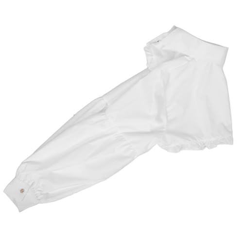 Holibanna Brautkleid mit abnehmbaren Ärmeln Fälschung Frauenkleidung gefälscht Rollkragen Braut- Hemden Blusenkragen Hemdkragen falsches Kragenhemd falscher Kragen Stoff Weiß Holibanna Brautkleid mit abnehmbaren Ärmeln Fälschung Frauenkleidung gefälscht Rollkragen Braut- Hemden Blusenkragen Hemdkragen falsches Kragenhemd falscher Kragen Stoff Weiß von Holibanna