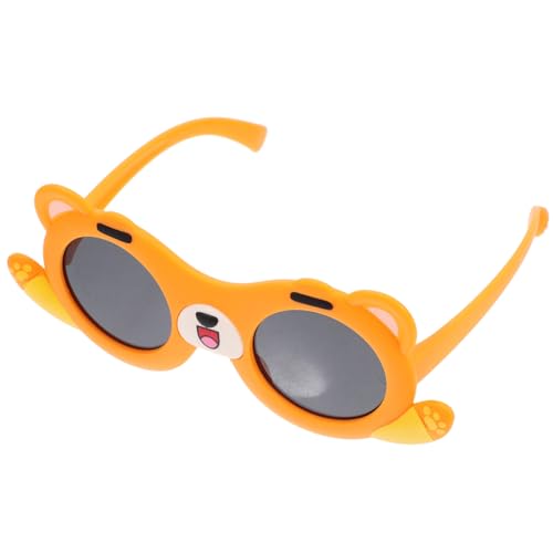 Holibanna Kinder-Sonnenbrille Kleinkind-Hundeform Party-Sonnenbrille Cartoon-Sonnenbrille Uv-Schutz Flexible Sonnenbrille Outdoor-Strandbrille Für Jungen Und Mädchen Gelb von Holibanna