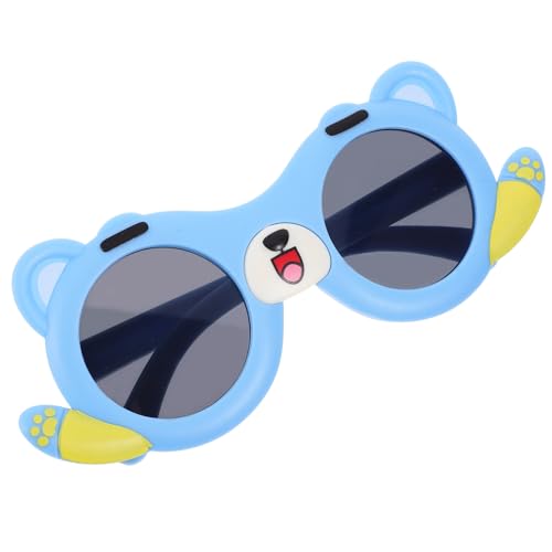 Holibanna Kinder-Sonnenbrille Kleinkind-Party-Sonnenbrille In Hundeform Cartoon-Sonnenbrille Uv-Schutz Flexible Sonnenbrille Outdoor-Strandbrille Für Jungen Und Mädchen Blau von Holibanna