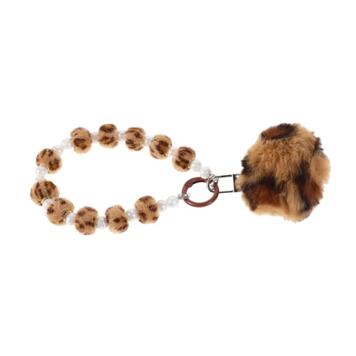 Holibanna Leopardenmuster Schlüsselanhänger Mit Pom Pom Und Perlen Süßer Taschenanhänger Für Frauen Kreativer Schlüsselring Für Handtaschen Und Handys Stilvolles Accessoire Holibanna Leopardenmuster Schlüsselanhänger Mit Pom Pom Und Perlen Süßer Taschenanhänger Für Frauen Kreativer Schlüsselring Für Handtaschen Und Handys Stilvolles Accessoire von Holibanna