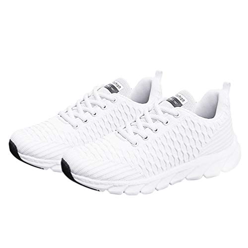 Holibanna Turnschuhe Für Wanderschuhe Laufende Turnschuhe Laufschuhe Sport Shoes for Women Mode Turnschuhe Straße Turnschuhe Tennis Turnschuhe Zu Turnschuhe Schnüren Damen Weiß Tennisschuhe von Holibanna