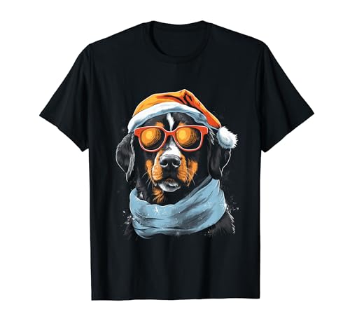 Entlebucher Hund Weihnachten Weihnachten Urlaub Hund Mama Papa T-Shirt von Holiday 365