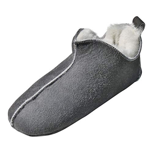 Hollert Damen & Herren Lammfell Hausschuhe Bali GRAU/WEIß 100% Merino Schaffell Fellschuhe Bettschuhe weiche Ledersohle Hüttenschuhe Mokkasin atmungsaktiv Schuhgröße EUR 43 Hollert Damen & Herren Lammfell Hausschuhe Bali GRAU/WEIß 100% Merino Schaffell Fellschuhe Bettschuhe weiche Ledersohle Hüttenschuhe Mokkasin atmungsaktiv Schuhgröße EUR 43 von Hollert