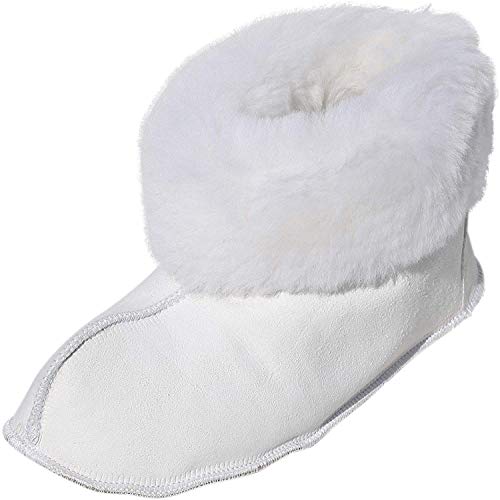 Hollert Damen & Herren Lammfell Hausschuhe Bettschuhe Dream Weiß 100% Merino Schaffell warm Winter Fellschuhe Fußwärmer Stiefel weiche Ledersohle Schuhgröße EUR 38 Hollert Damen & Herren Lammfell Hausschuhe Bettschuhe Dream Weiß 100% Merino Schaffell warm Winter Fellschuhe Fußwärmer Stiefel weiche Ledersohle Schuhgröße EUR 38 von Hollert
