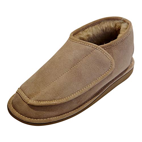 Hollert Damen & Herren Lammfell Hausschuhe Christel BEIGE Fellschuhe mit Klettverschluss 100% Merino Schaffell für Wohlgefühl - warm, atmungsaktiv Schuhgröße EUR 38 Hollert Damen & Herren Lammfell Hausschuhe Christel BEIGE Fellschuhe mit Klettverschluss 100% Merino Schaffell für Wohlgefühl - warm, atmungsaktiv Schuhgröße EUR 38 von Hollert