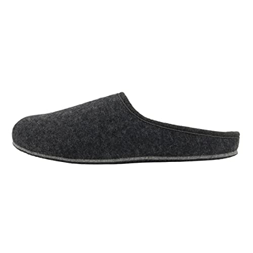 Hollert Filzpantoffeln OLE Filzhausschuhe Herren Slipper Puschen Schlappen federleichte gemütliche warme Schuhe starke Filzlaufsohle Schuhgröße 43, Farbe Anthrazit Hollert Filzpantoffeln OLE Filzhausschuhe Herren Slipper Puschen Schlappen federleichte gemütliche warme Schuhe starke Filzlaufsohle Schuhgröße 43, Farbe Anthrazit von Hollert