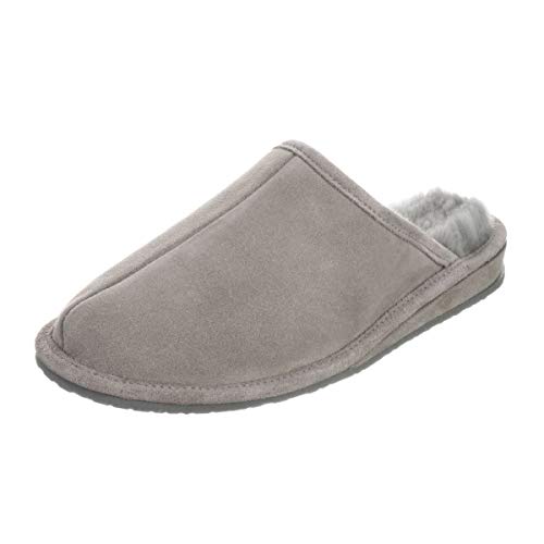 Hollert Herren Lammfell Hausschuhe Bodo Grau Pantoffeln aus echten Merino Schaffell Puschen Echtleder Größe 42 EU Hollert Herren Lammfell Hausschuhe Bodo Grau Pantoffeln aus echten Merino Schaffell Puschen Echtleder Größe 42 EU von Hollert