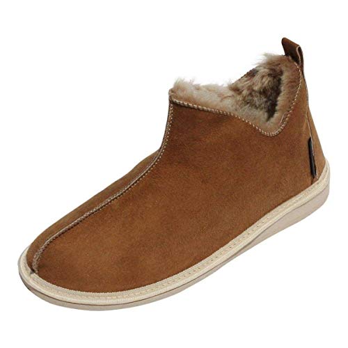 Hollert Herren Lammfell Hausschuhe Prinz Fellschuhe 100% Merino Schaffell für Wohlgefühl - warm, atmungsaktiv Schuhgröße EUR 43, Farbe Braun Hollert Herren Lammfell Hausschuhe Prinz Fellschuhe 100% Merino Schaffell für Wohlgefühl - warm, atmungsaktiv Schuhgröße EUR 43, Farbe Braun von Hollert