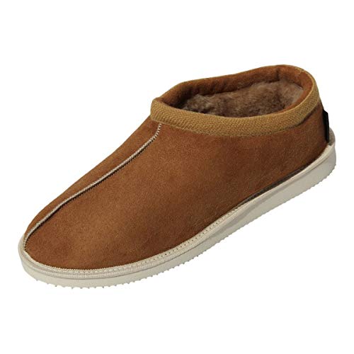 Hollert Herren Lammfell Hausschuhe Schäfer Jakob Halbschuhe Fellschuhe 100% Merino Schaffell atmungsaktiv warm Schuhgröße 42, Farbe Cognac Hollert Herren Lammfell Hausschuhe Schäfer Jakob Halbschuhe Fellschuhe 100% Merino Schaffell atmungsaktiv warm Schuhgröße 42, Farbe Cognac von Hollert