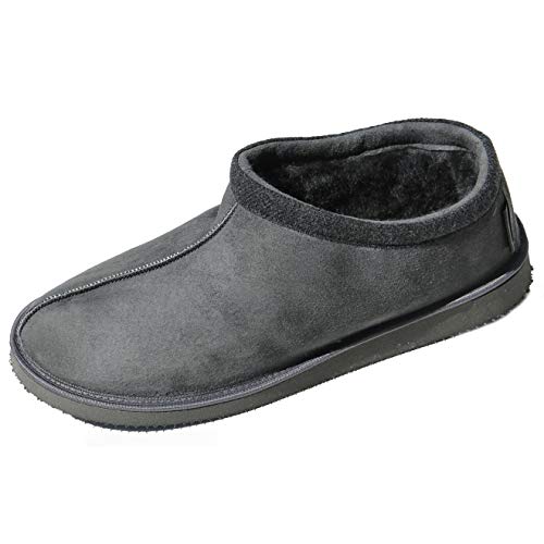 Hollert Herren Lammfell Hausschuhe Schäfer Jakob Halbschuhe Fellschuhe 100% Merino Schaffell atmungsaktiv warm Schuhgröße 45, Farbe Anthrazit Hollert Herren Lammfell Hausschuhe Schäfer Jakob Halbschuhe Fellschuhe 100% Merino Schaffell atmungsaktiv warm Schuhgröße 45, Farbe Anthrazit von Hollert